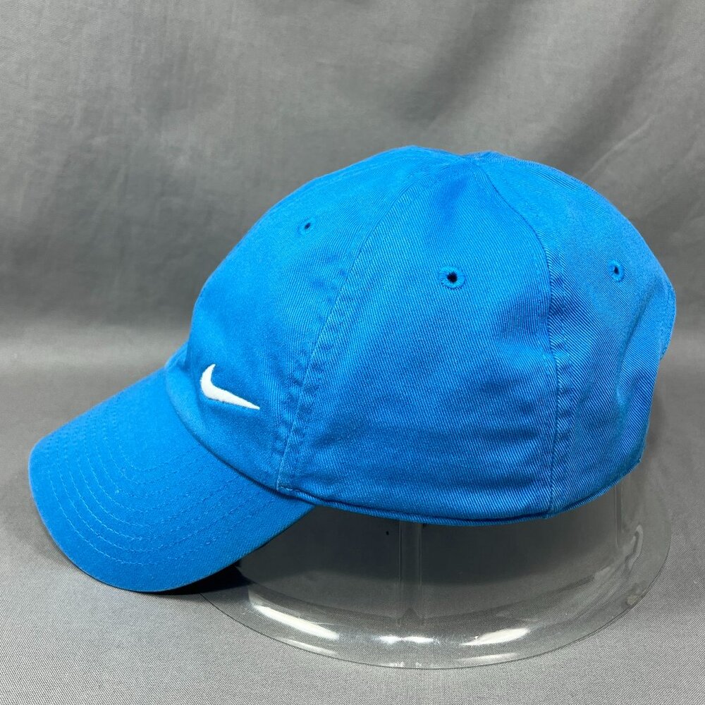 Nike Heritage86 S1ZE Strapback Hat Blue Adjustable Swoosh Running Golf Dad Mens - Picture 4 of 16